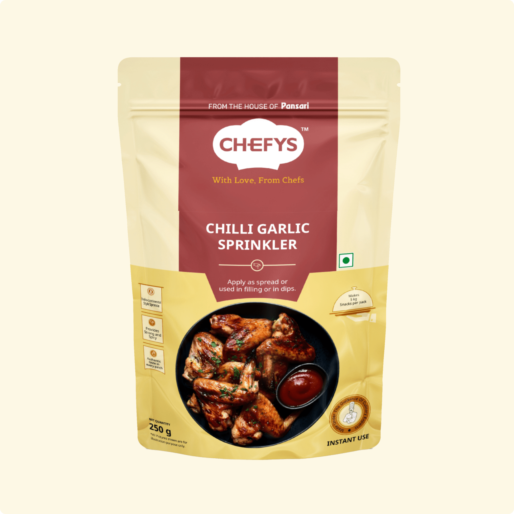 CHEFYS 6 Chilli Garlic Sprinkler