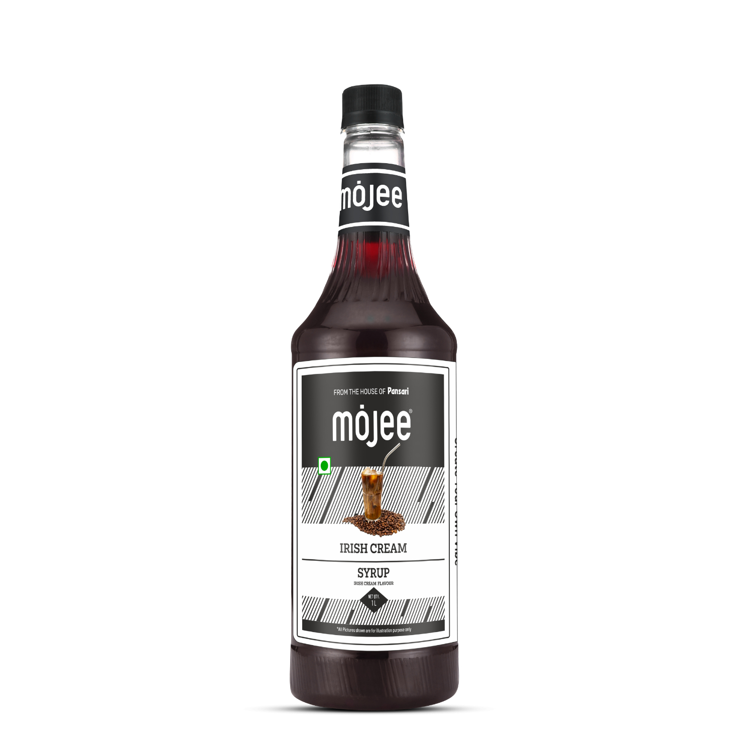 Mojee Irish Cream flavour syrup for mocktails and beverages