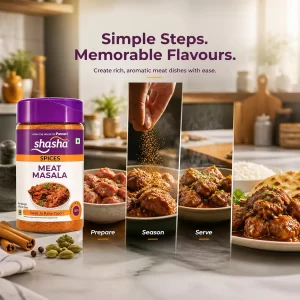 Shasha Meat Masala Powder 100g | Authentic Indian Spice