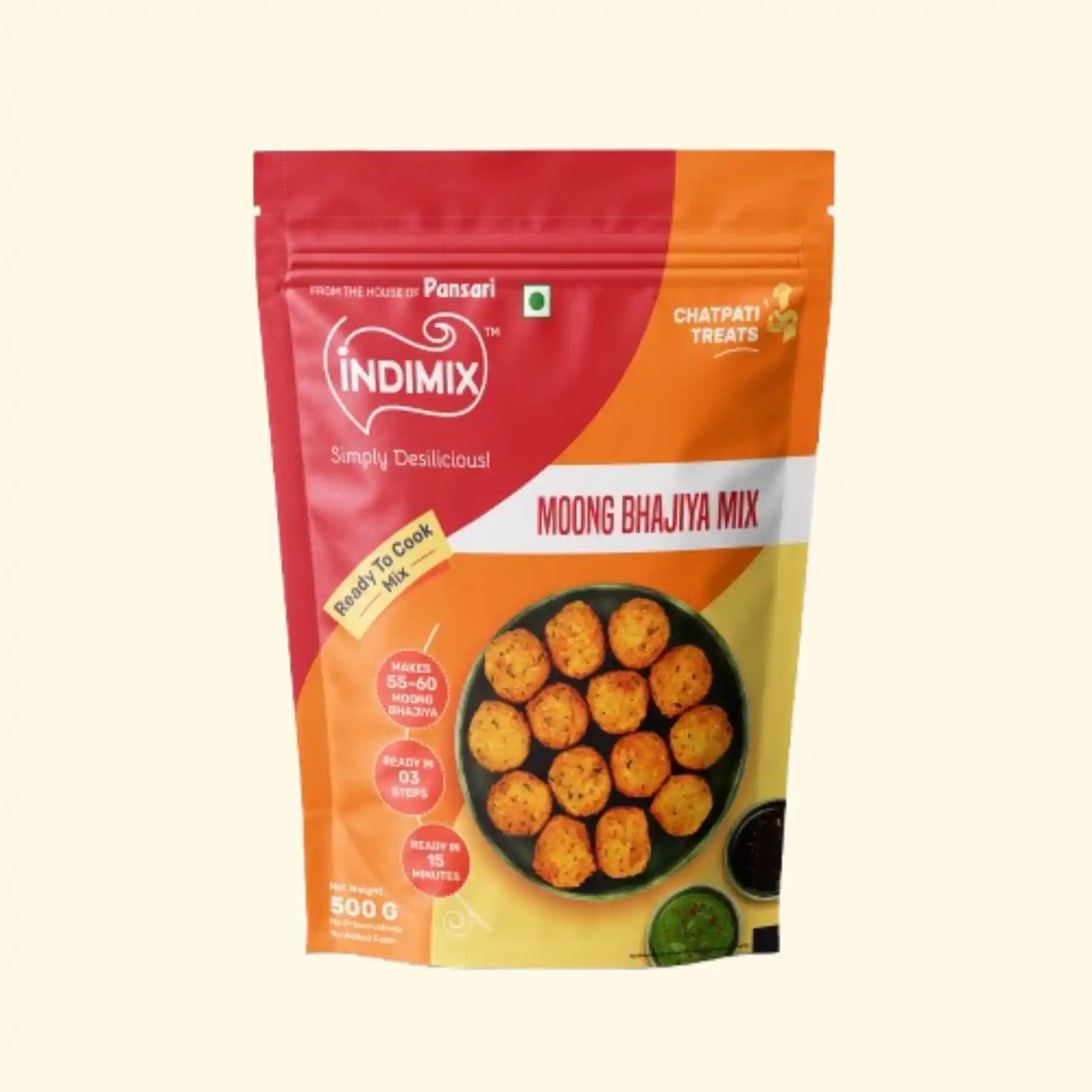 Pansari Moong Bhajiya Mix — crispy moong dal fritter instant mix
