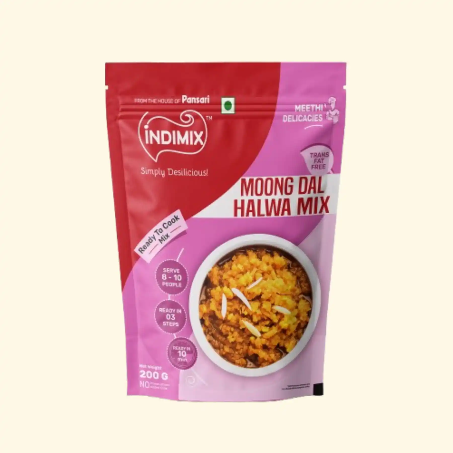 Pansari Moong Dal Halwa Mix — rich Rajasthani moong dal halwa instant mix