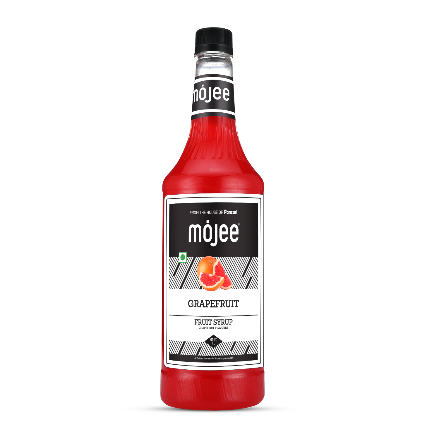 Mojee Grapefruit flavour syrup for mocktails and beverages