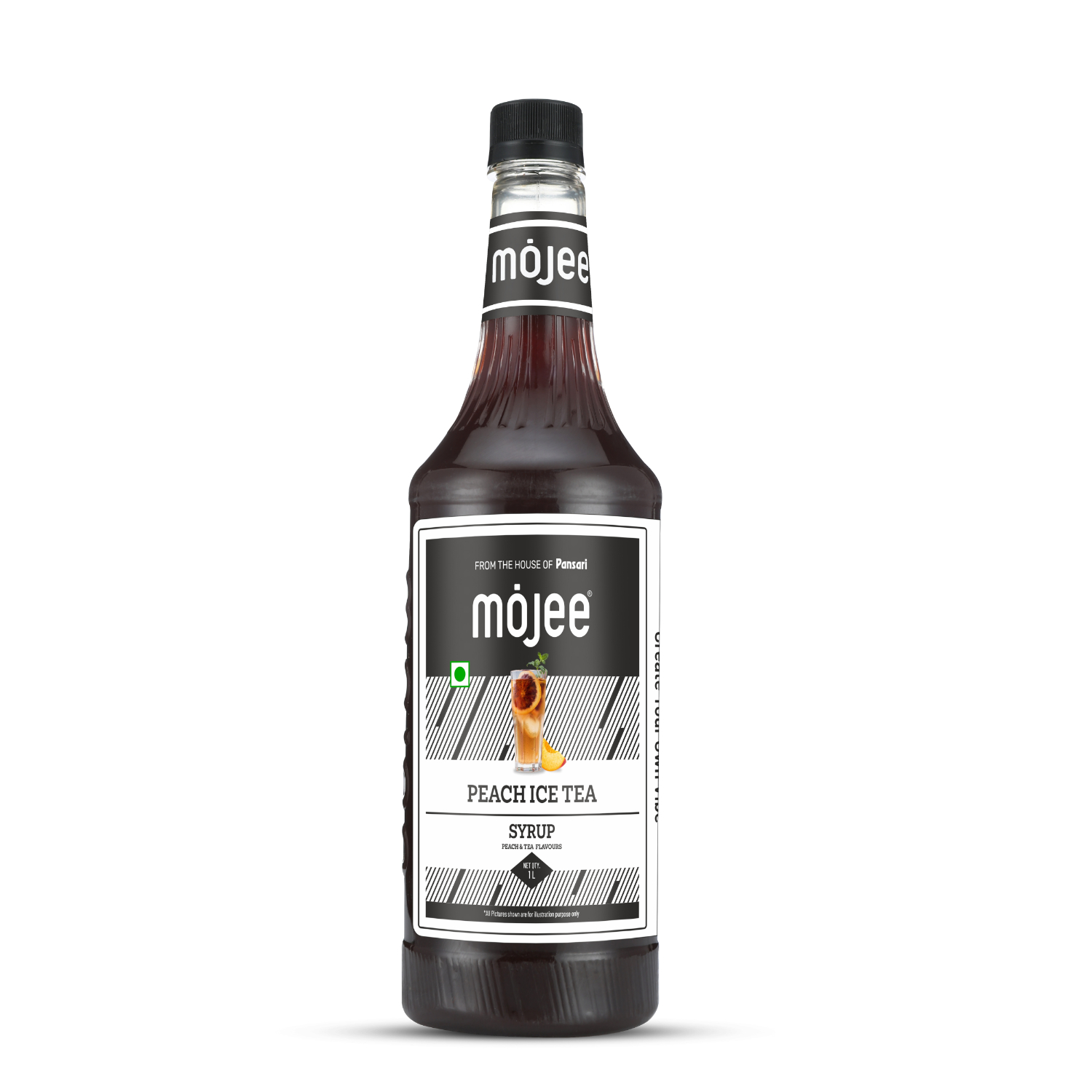 Mojee Peach Ice Tea flavour syrup for mocktails and beverages