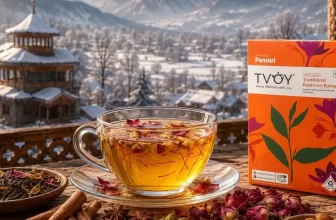 kashmiri kahwa tea
