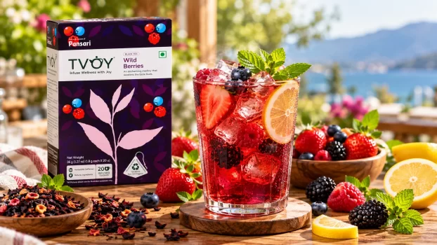 how to make berry tea