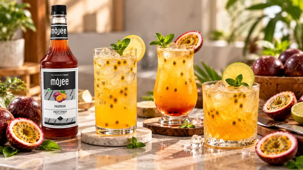 mojee passion fruit syrup 