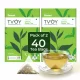 TVOY Classic Green Tea Bags 40 Pyramid Tea Bags | Pure Green Tea